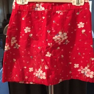 Children’s floral skirt